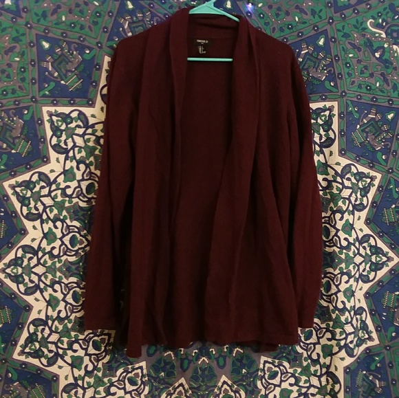 Forever 21 Other - Forever21 🌼 Men's Maroon Cardigan
